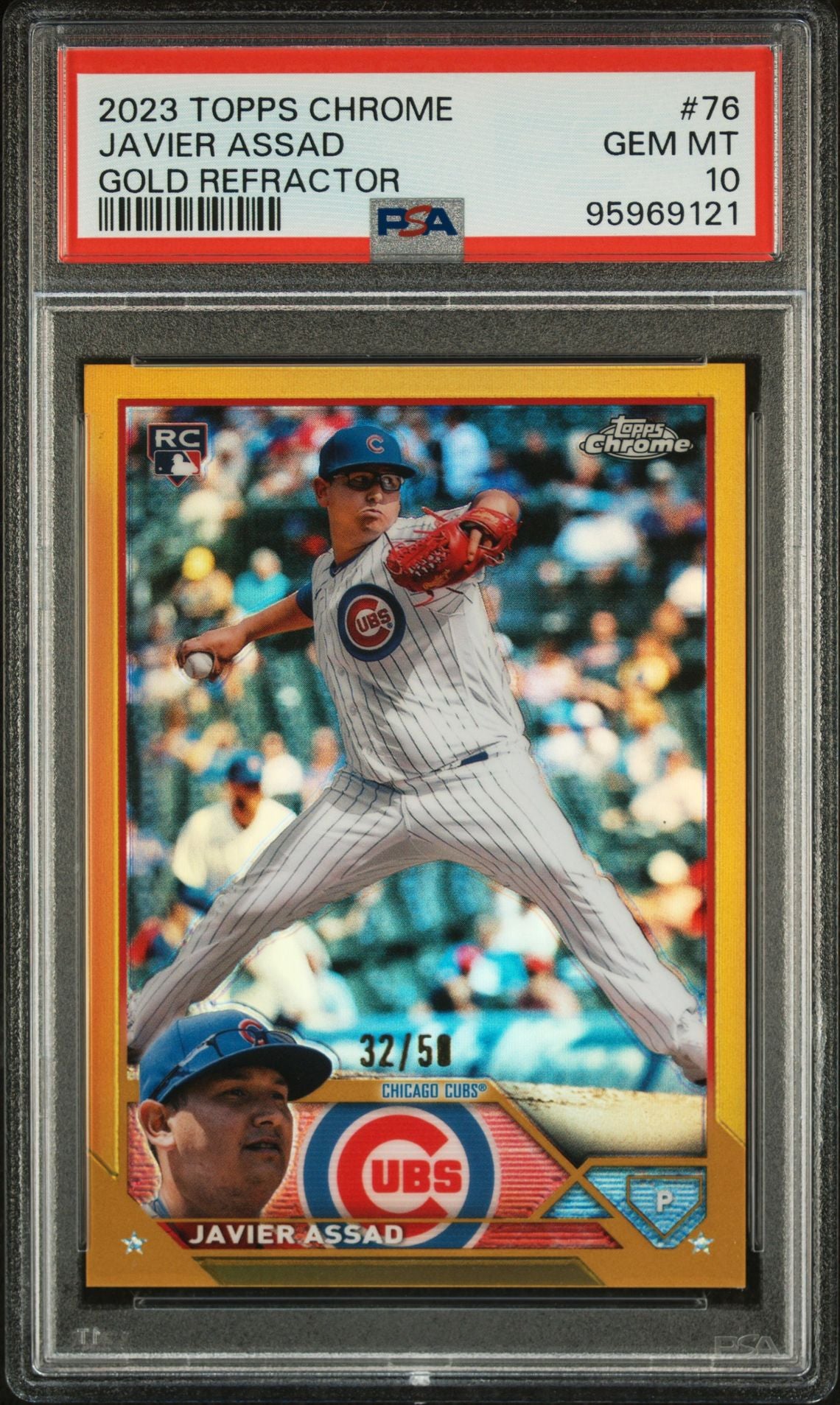Javier Assad Gold Refractor - PSA 10 Graded Rookie Card