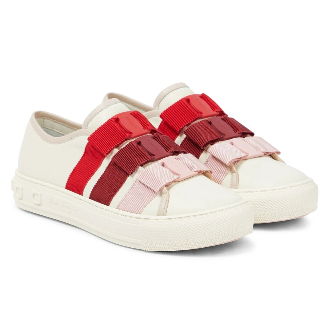 Ferragamo Wmns Nataly White Calf Leather