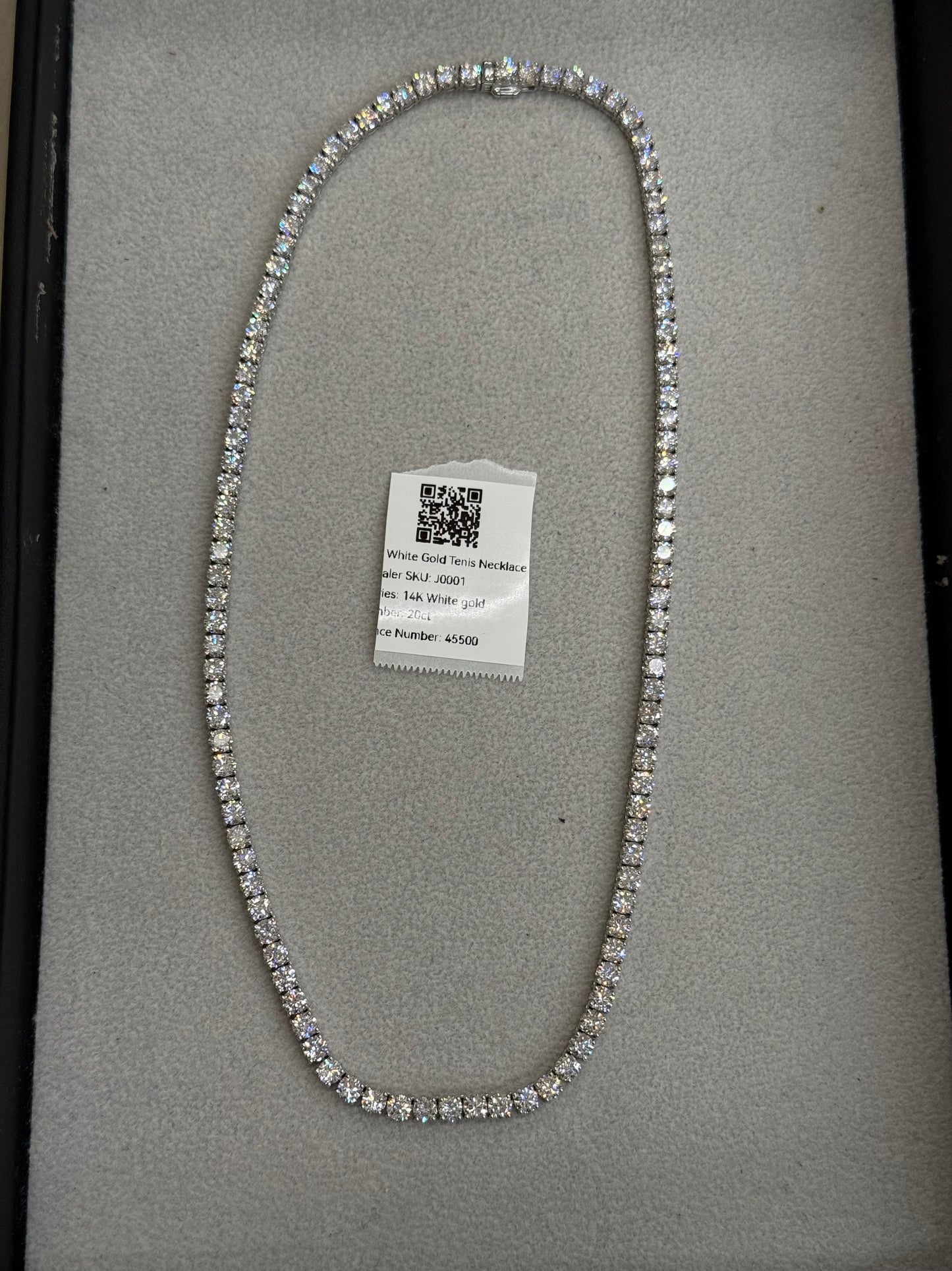 Collar de Diamantes oro 14k