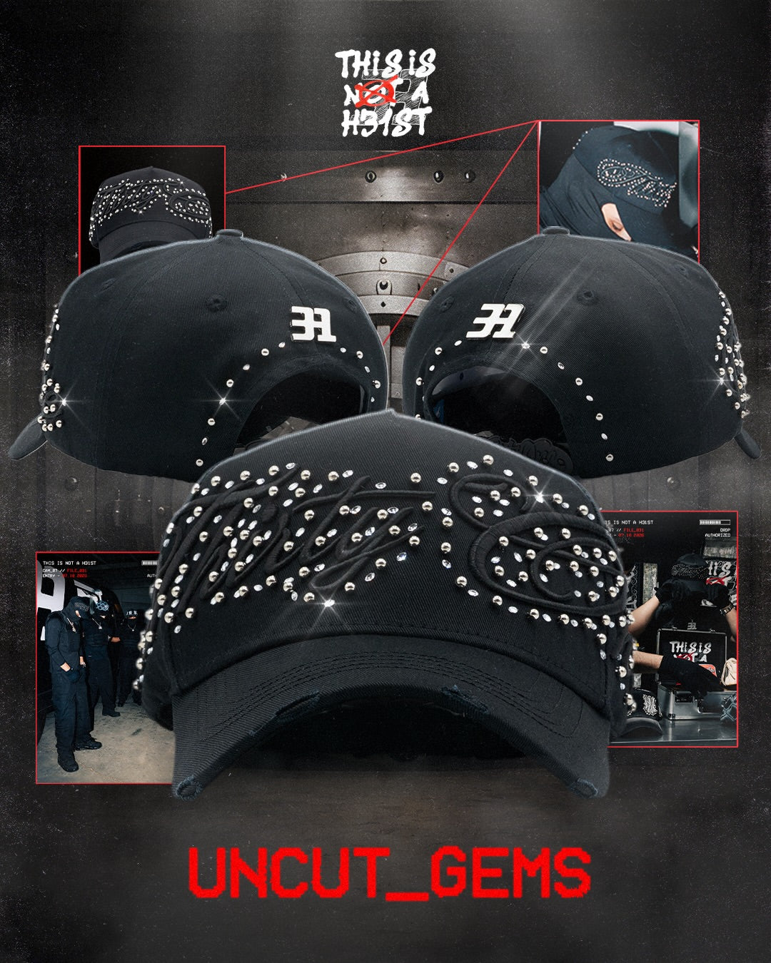 Gorra 31 hats THIS IS NOT A HEIST - UNCUT GEMS (PREVENTA)
