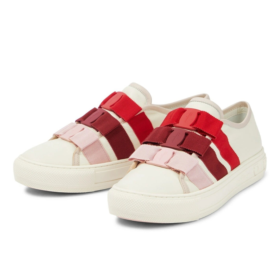 Ferragamo Wmns Nataly White Calf Leather