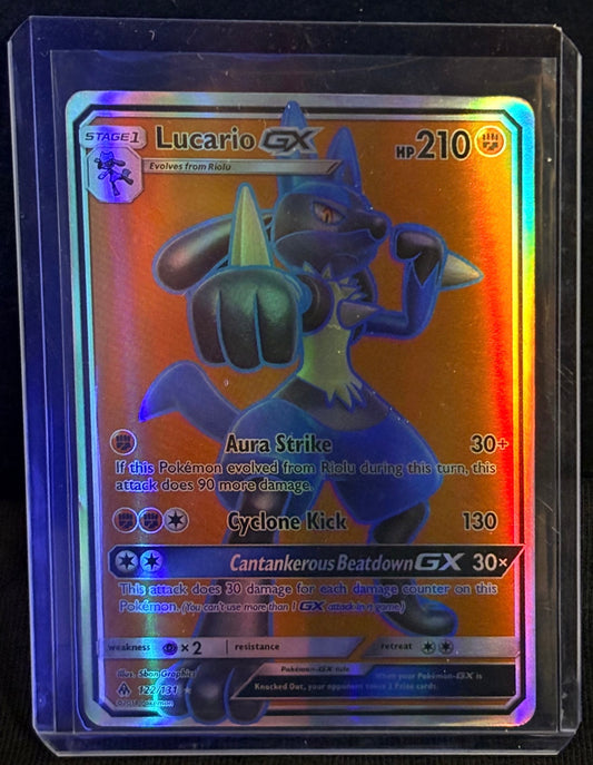 CARTA POKEMON Lucario GX 122/131 – Full Art