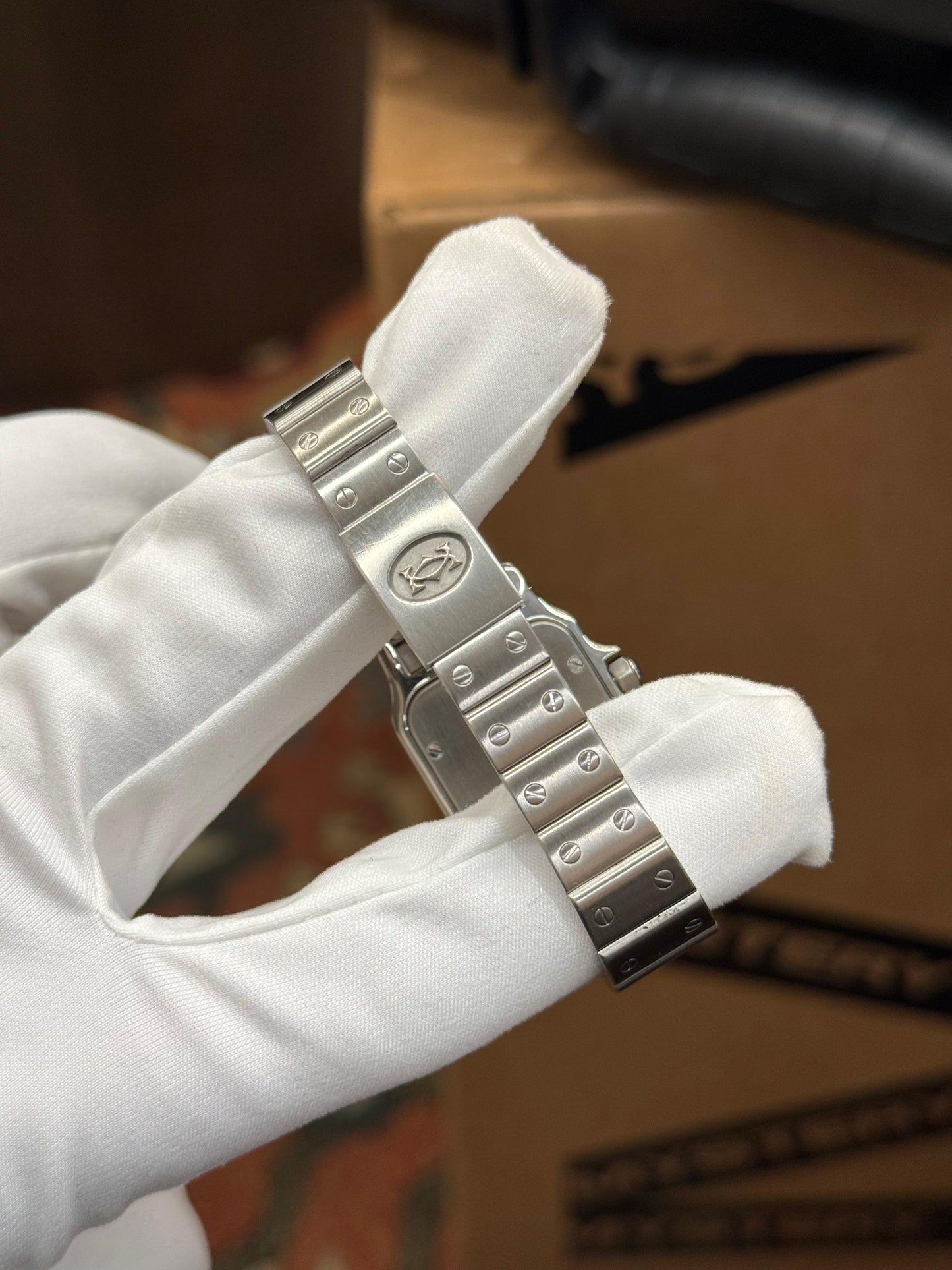 Cartier santos mini 28mm