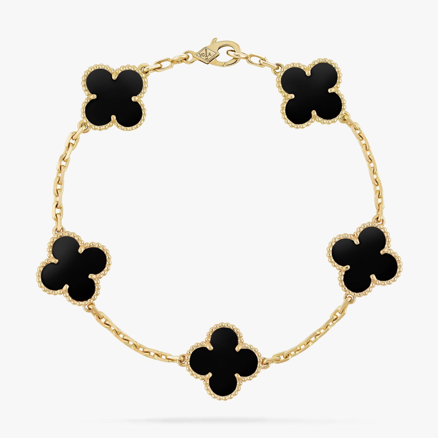 Bracelet Tipo Van Cleef & Arpels Vintage Alhambra Black