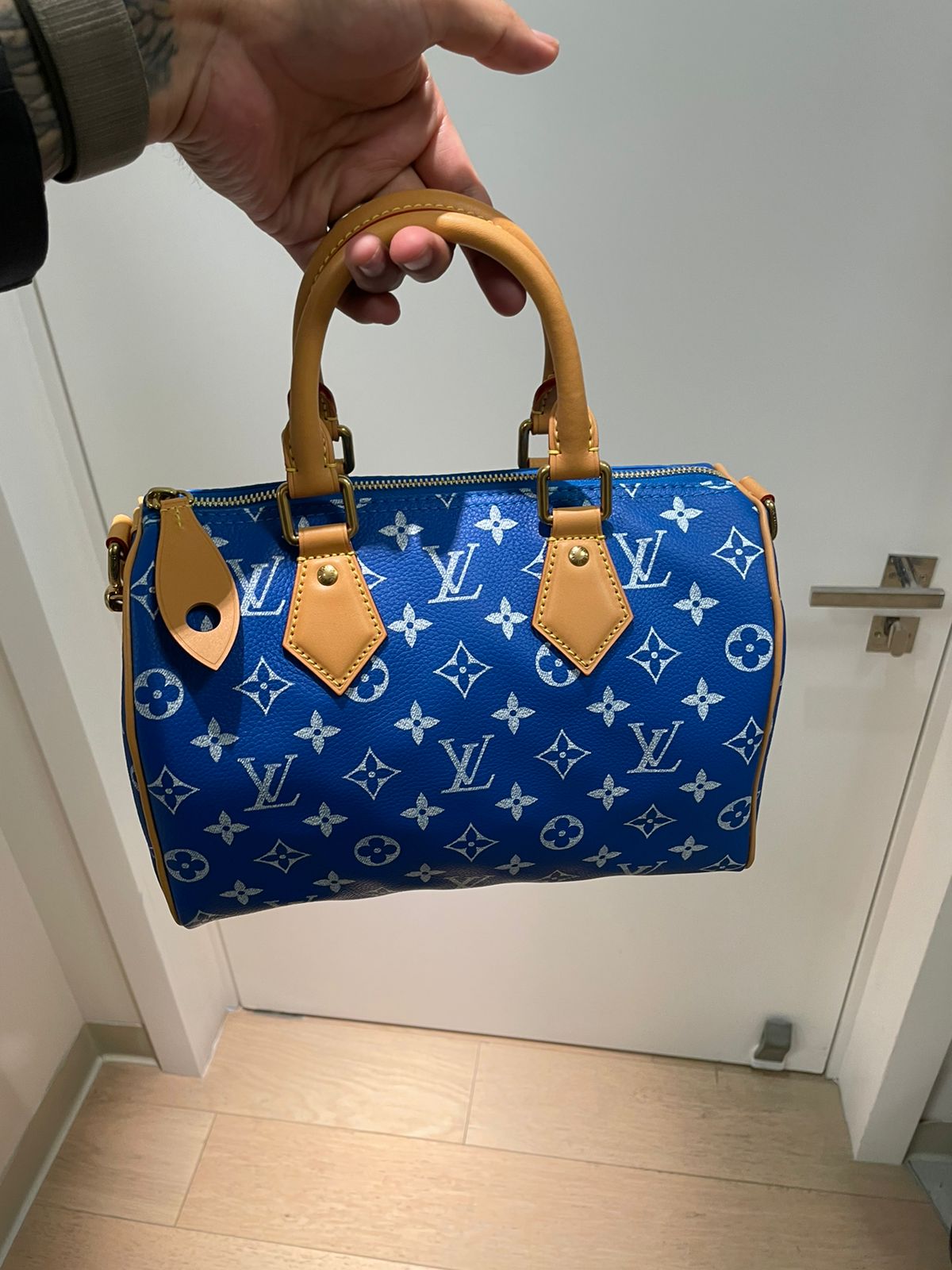 Louis Vuitton Keepall 25 Pharell Blue