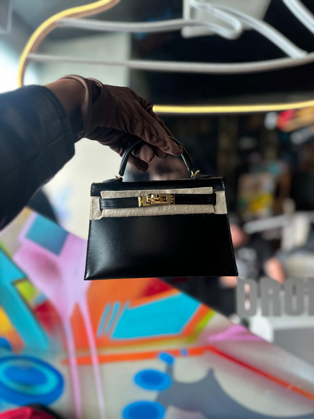 Hermes Mini Kelly Negra