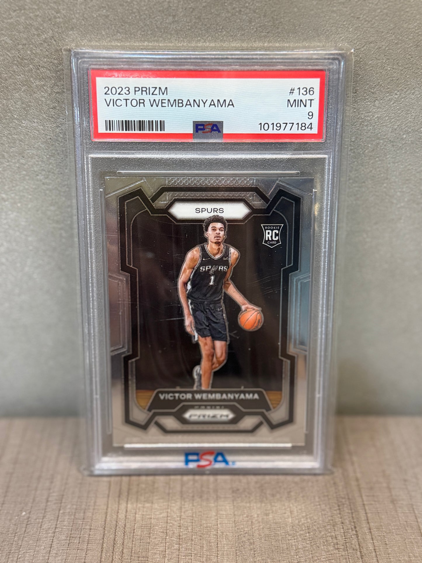 2023 PRIZM VÍCTOR WEMBANYAMA #136 MINT 9 PSA