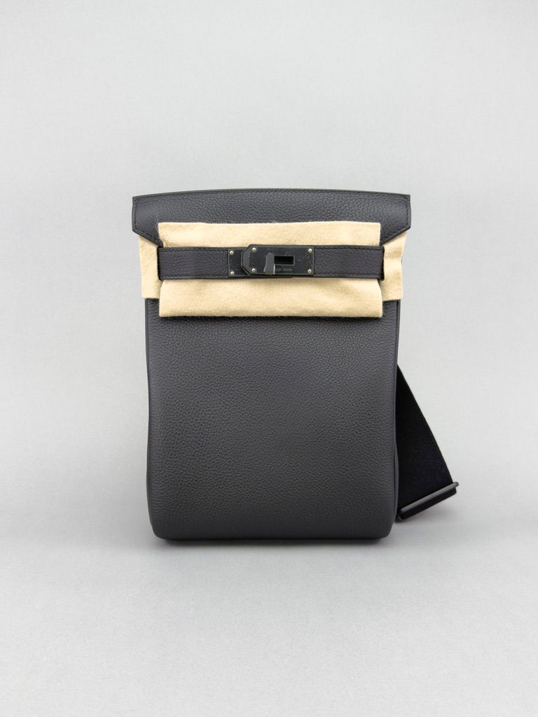 Hermes Hac A Dos PM Togo Black So Black