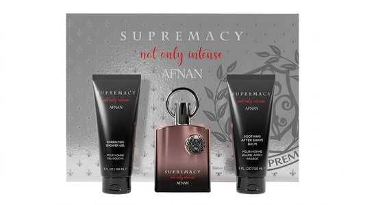 Set Afnan Supremacy Not Only Intense 3 Pzs – EDP 100ML + Gel de Ducha 150ML + After Shave/Desodorante