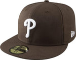 New Era Phi Phillies Fitted Hat Near-Phibrow Brown