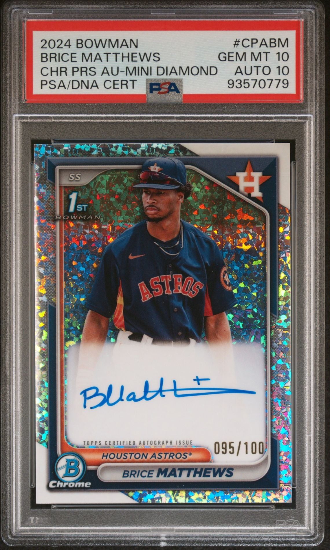 Brice Matthews - PSA 10 Graded Rookie Card