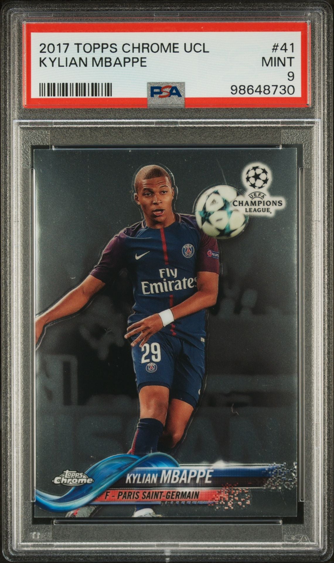 Kylian Mbappé - PSA Graded Card