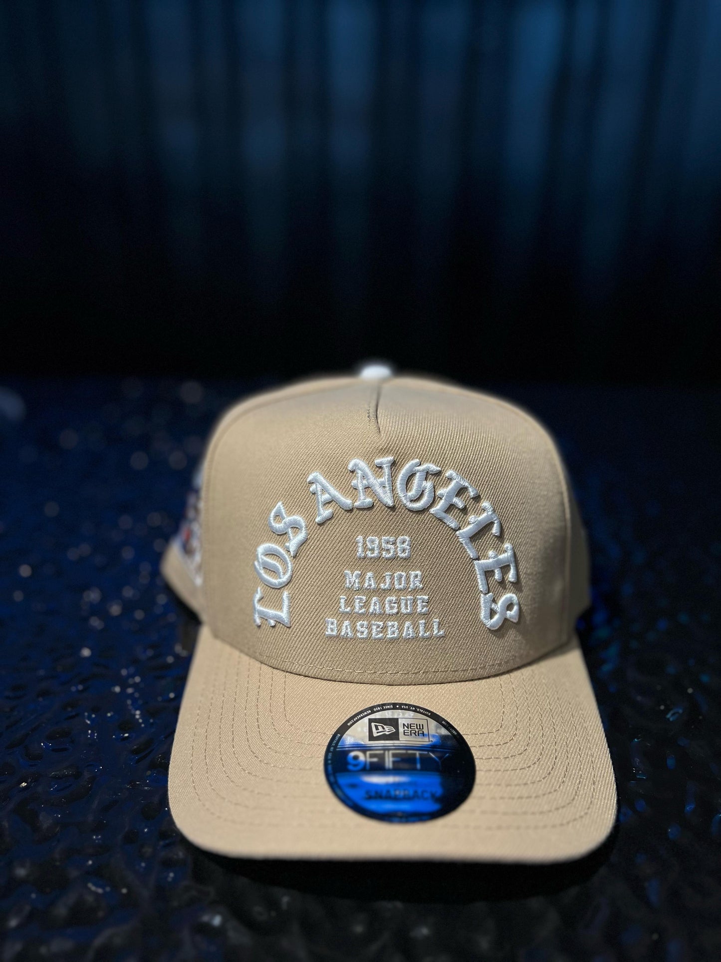 GORRA NEW ERA LOS ANGELES 58' MAJOR LEAGUE BEIGE CREAM SNAPBACK