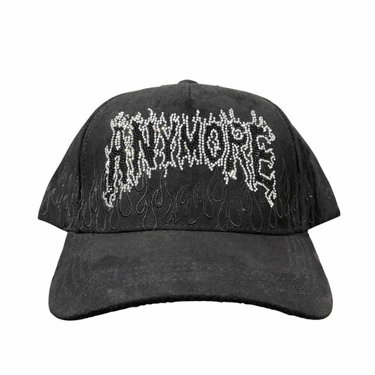 GORRA ANYMORE WHITE CRYSTAL FLAMES