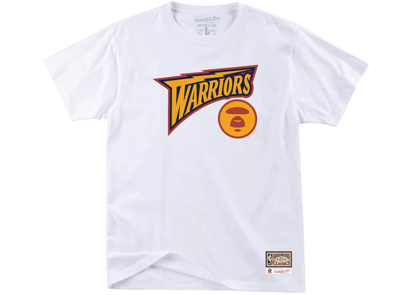 A BATHING APE x Hardwood WARRIORS T-shirt white