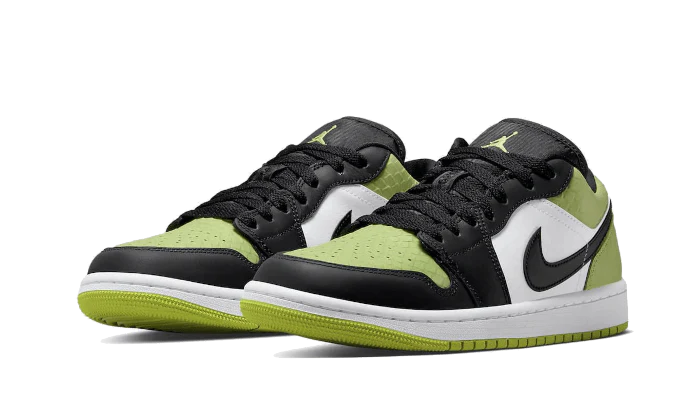 Air Jordan 1 Low Snakeskin Vivid Green (W)
