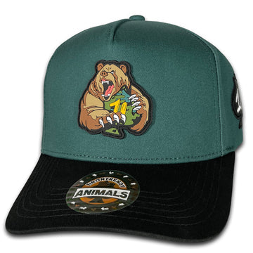 GORRA 1IRON TRENDY BIG BEAR GREEN