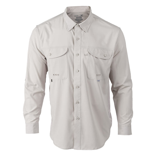 Camisa Maja Outdoor Signature gris claro - Manga Larga