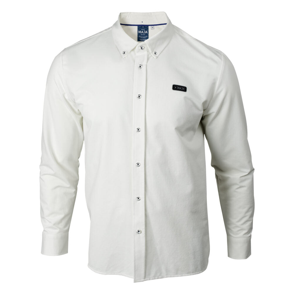 Camisa Maja Oxford Blanco - Manga Larga