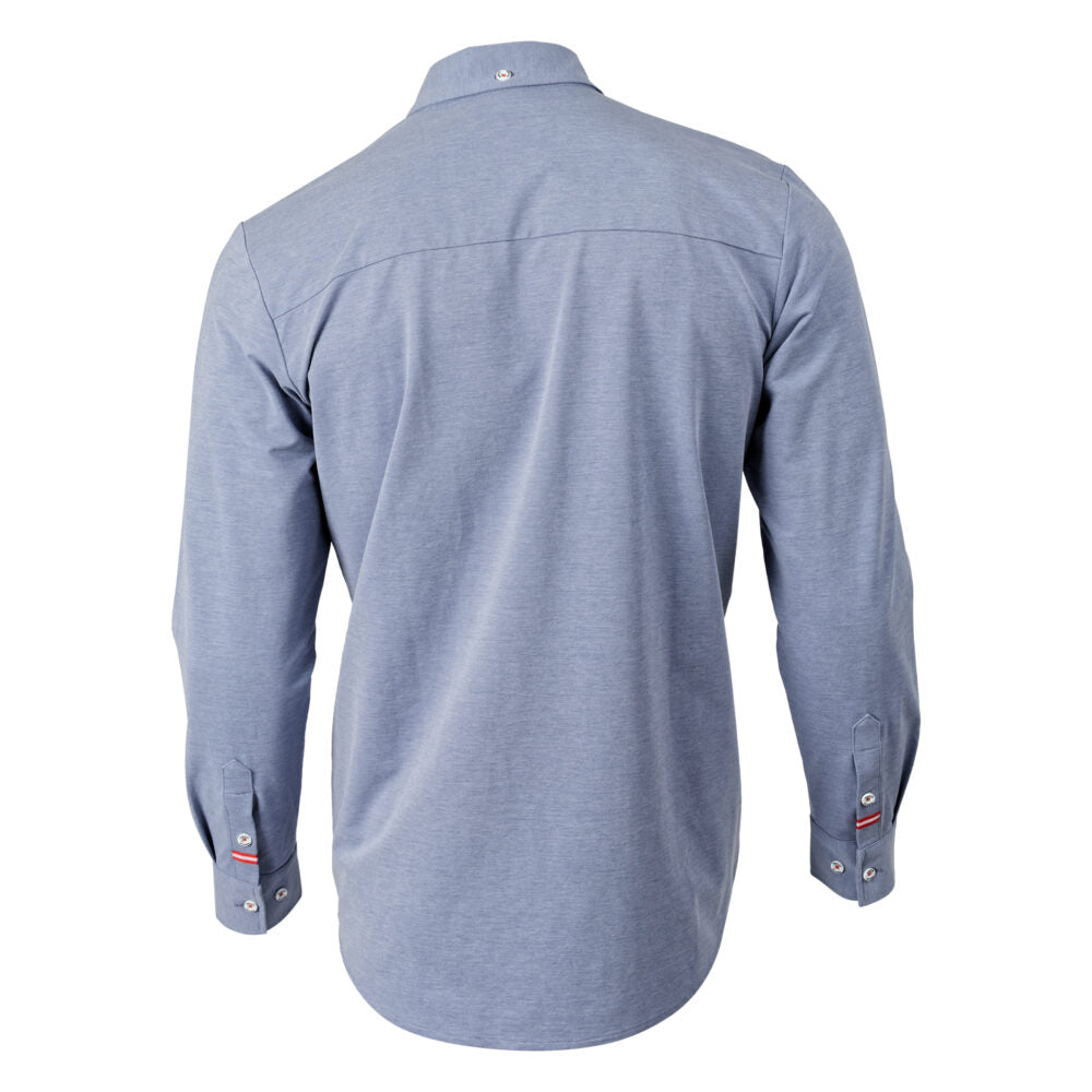 Camisa Maja Oxford Azul - Manga Larga