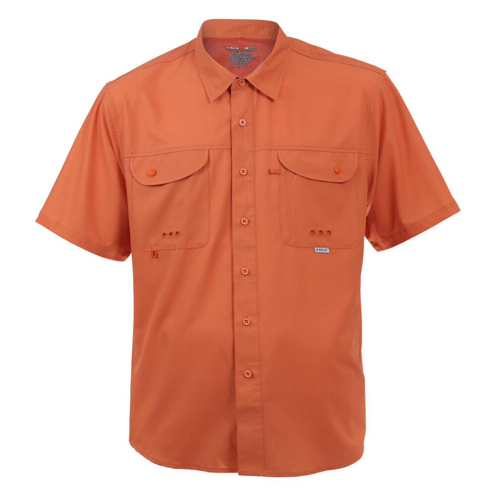 Camisa Maja Outdoor Signature Naranja - Manga Corta