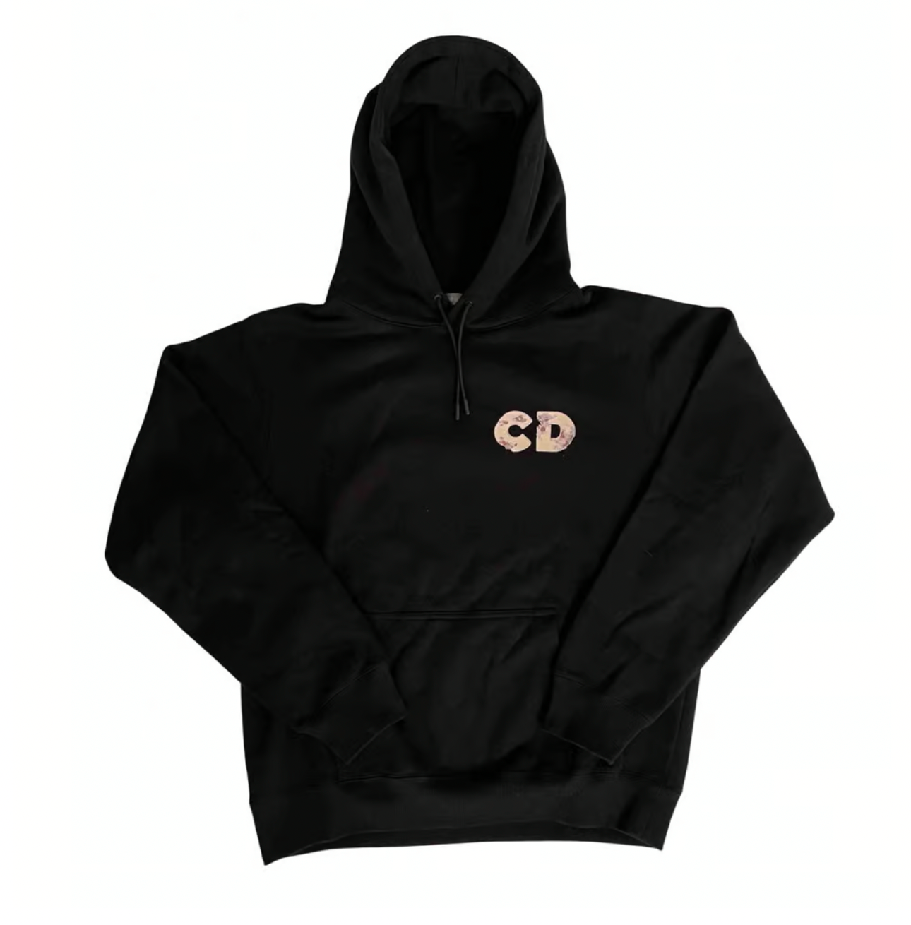 Dior x Daniel Arsham Black Eroded Logo Hoodie