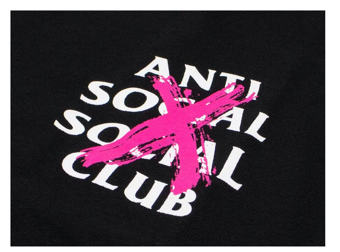 Anti Social Social Club Cancelled T-shirt Black