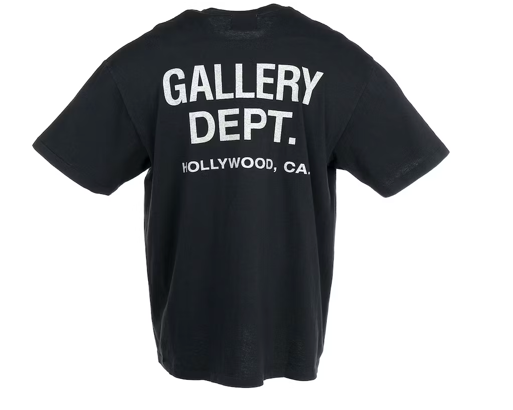 Gallery Dept. Souvenir T-Shirt Black White