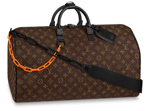 Louis Vuitton Keepall Bandouliere Black-tone 50 Brown