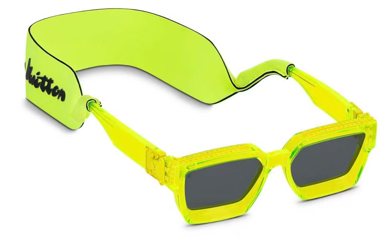 Louis Vuitton 1.1 Millionaire Sunglasses Neon Yellow