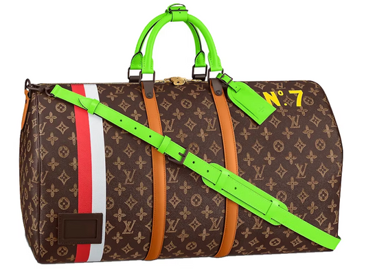 LV Keepall 55 Trunk L'OEil Monogram Brown