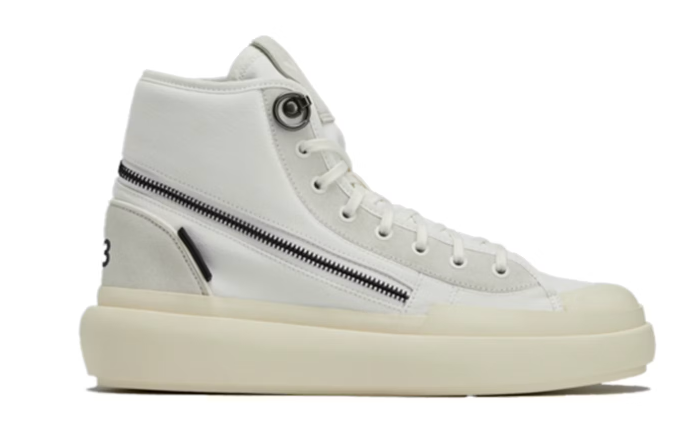 Y-3 Ajatu Court High Core White Orbit Grey Cream White