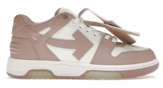 Off-White Out Of Office Calf Leather White Pink (Women's)