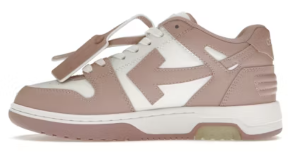 Off-White Out Of Office Calf Leather White Pink (Women's)