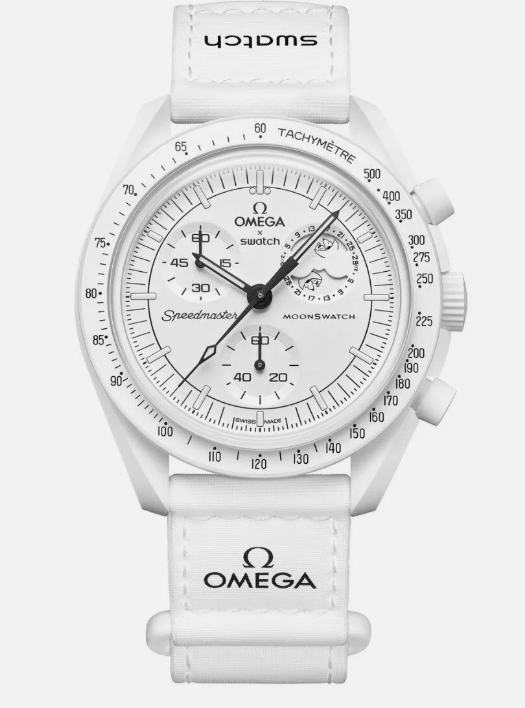 Reloj Omega X Swatch Mission To The Moonphase Snoopy Moonwatch