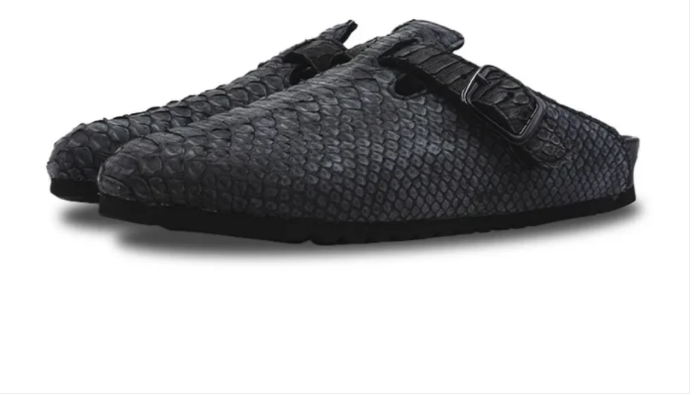 SRGN Birkenstock Luxe Black Mule