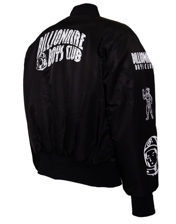 Billionaire Boys Club X Jeff Hamilton 2025 NBA All-Star San Francisco Bay Area Vegan Leather Bomber Jacket Reversible