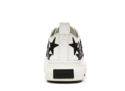AMIRI Estrellas Corte Bajo Blanco/Negro