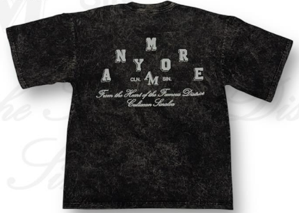 ANYMORE "DISWASHED" T-SHIRT BLACK