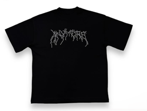 ANYMORE "STAR" T-SHIRT BLACK