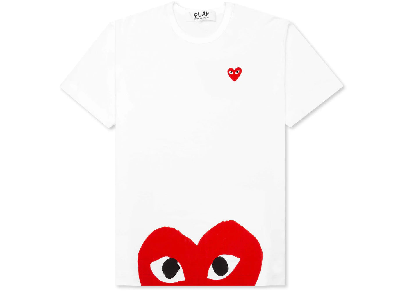 Play Comme Des Garçons White T-shirt