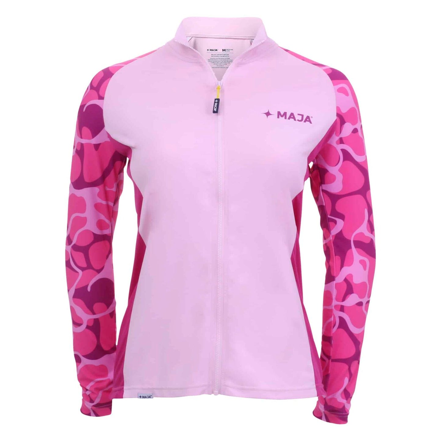 Camiseta Dama Maja Performance Rashguard Aquadrip Rosa  - Manga Larga