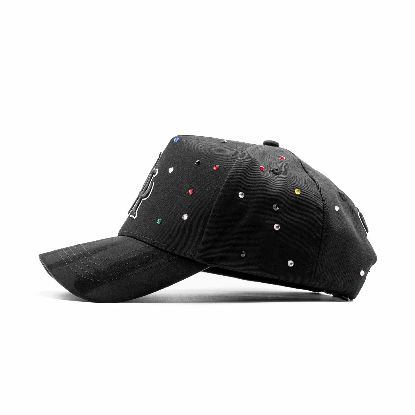 GORRA DANDY HATS "LA" BLACK RAINBOW CRYSTALS