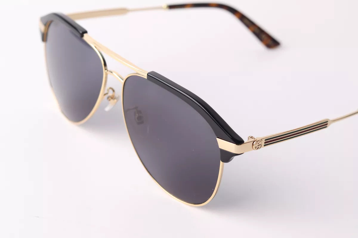 Gucci Aviator Gold Black