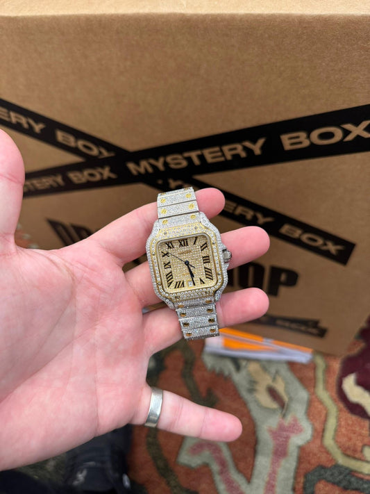 Cartier Santos Full Ice Combinado