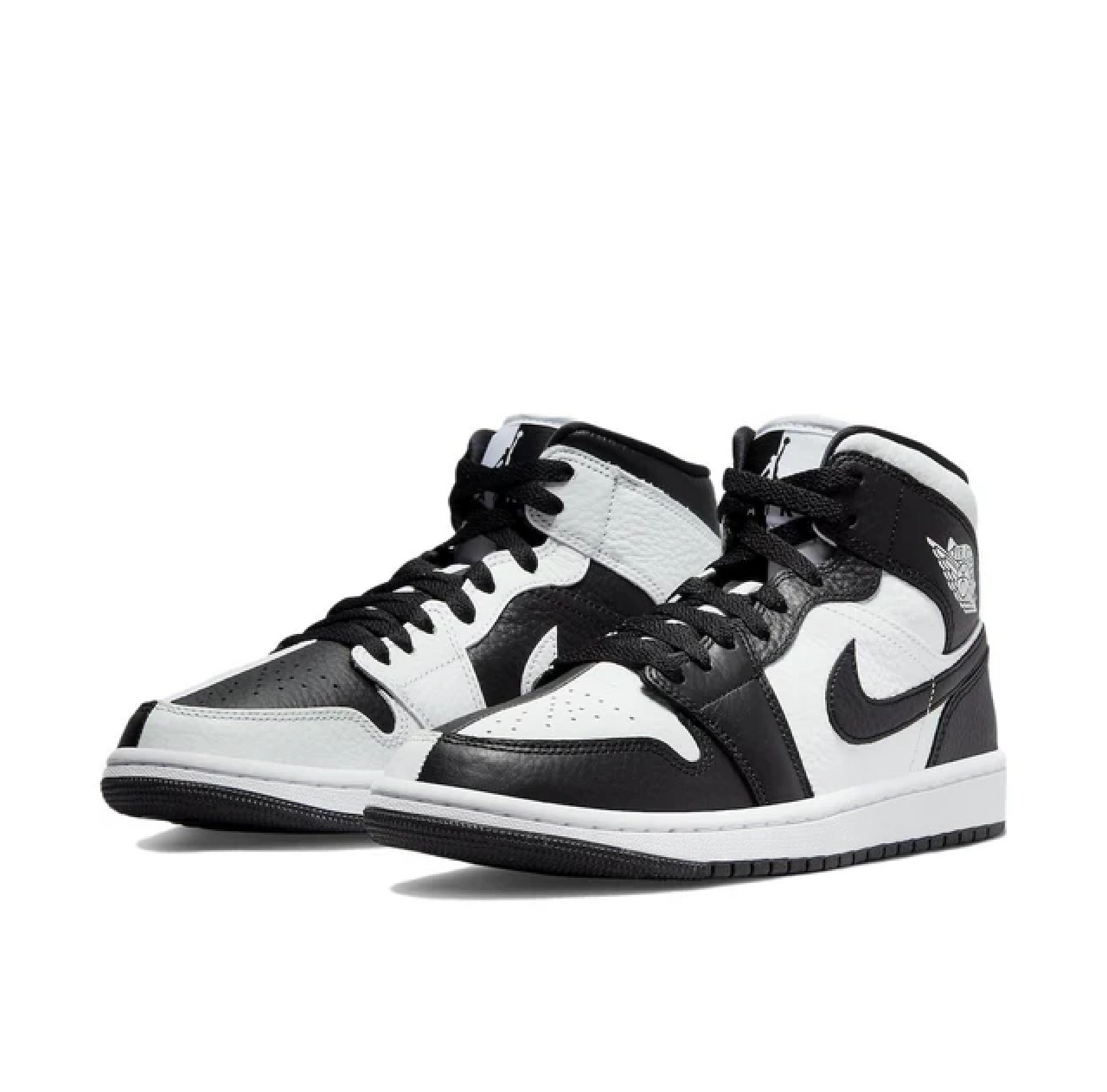 Air Jordan 1 Mid Split Black White (W)