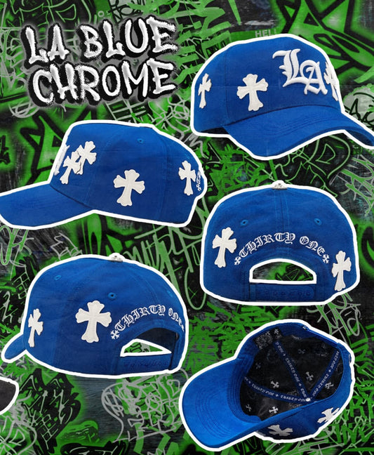 GORRA 31 HATS LA CHROME BLUE