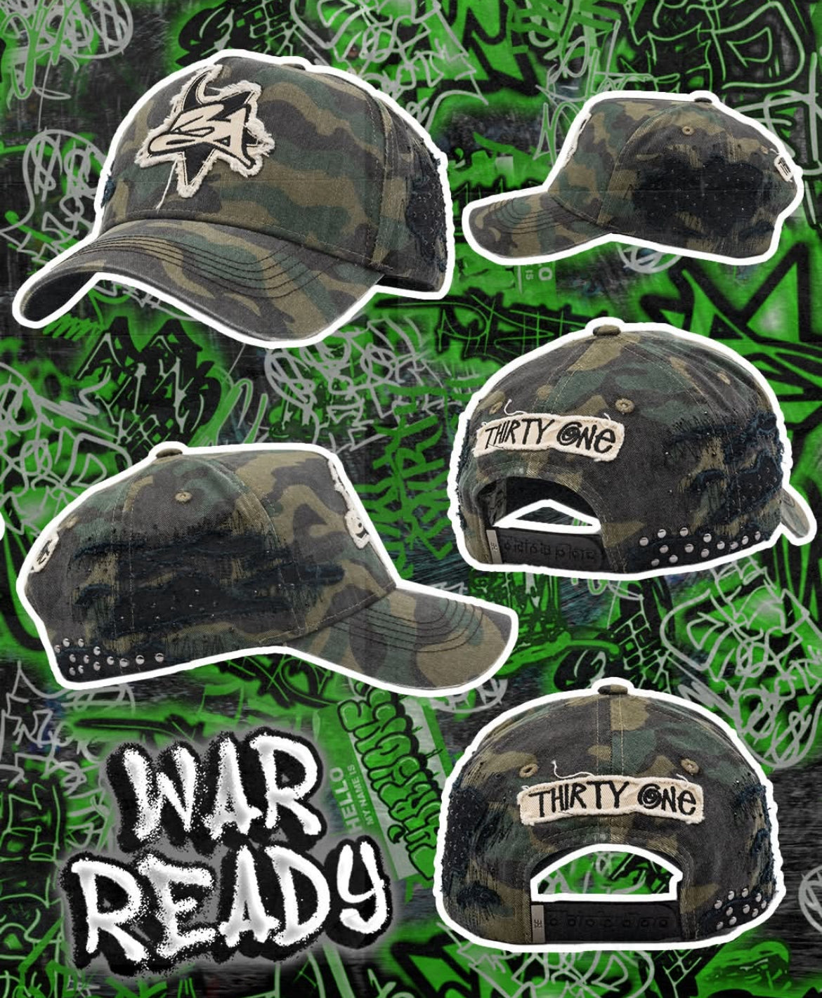 GORRA 31 HATS "WAR READY”