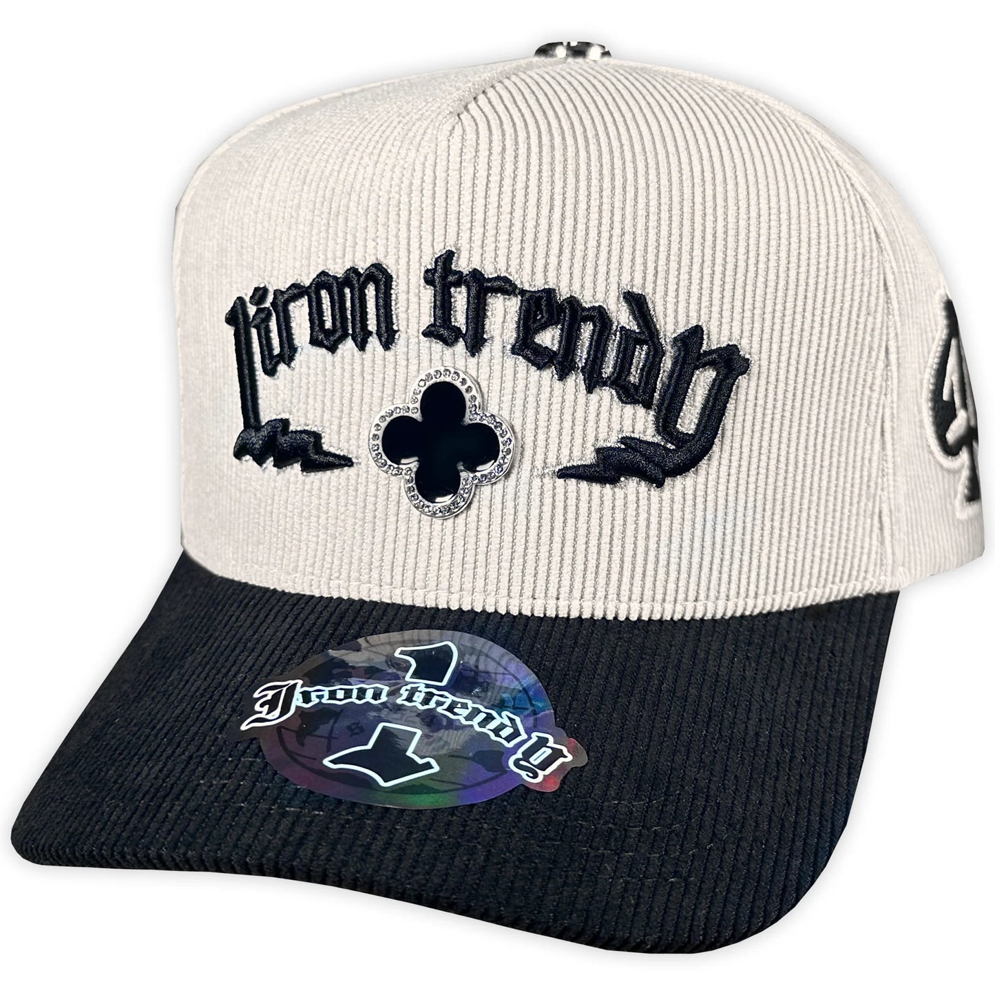GORRA 1IRON TRENDY "ROCKSTAR BEIGE BLACK"
