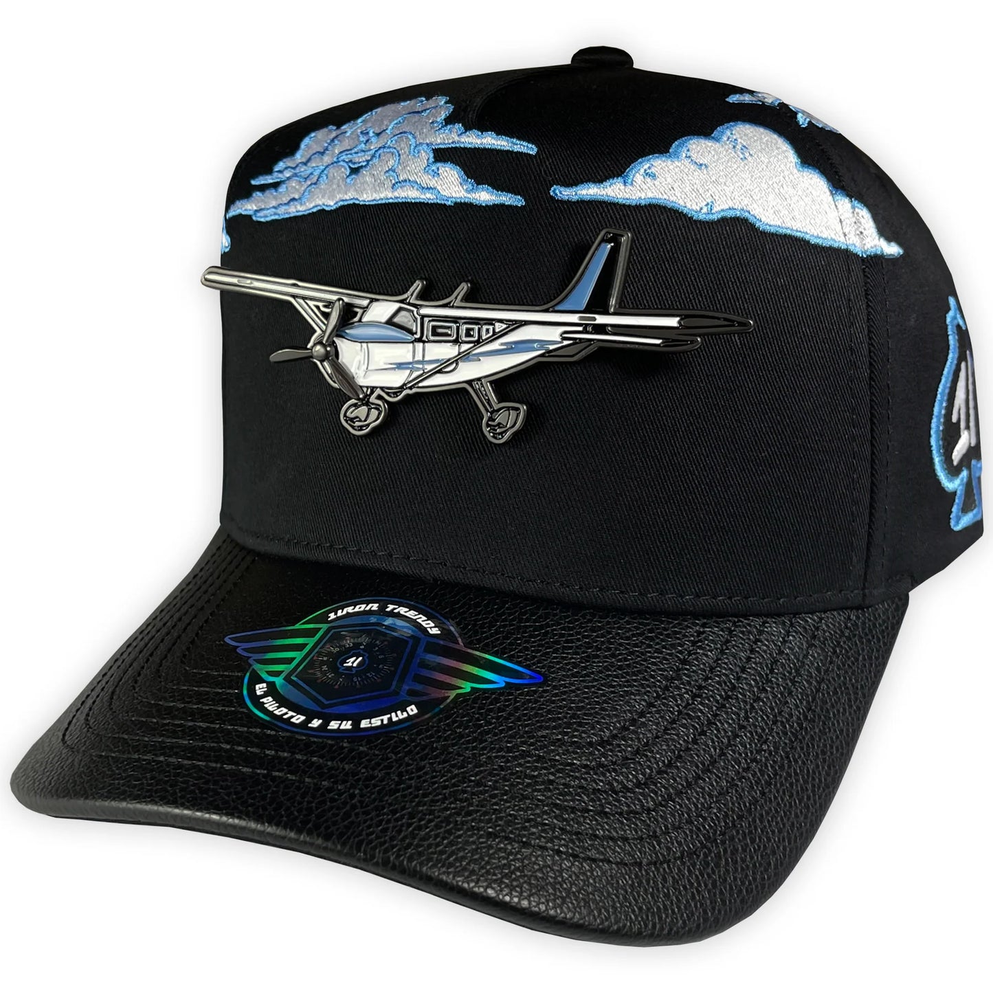 GORRA 1IRON TRENDY "SOY EL PILOTO" BLUE